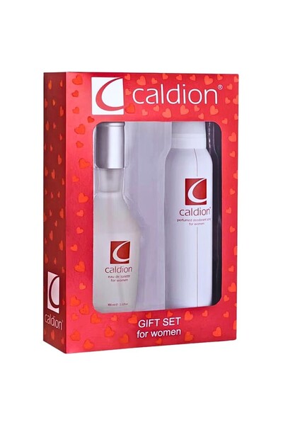 Caldion Set 2 x Caldion Box, Women, Eau de Toilette 100 ml and Deodorant Spray 150 ml