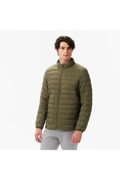 Nautica Erkek Yeşil Regular Fit Mont