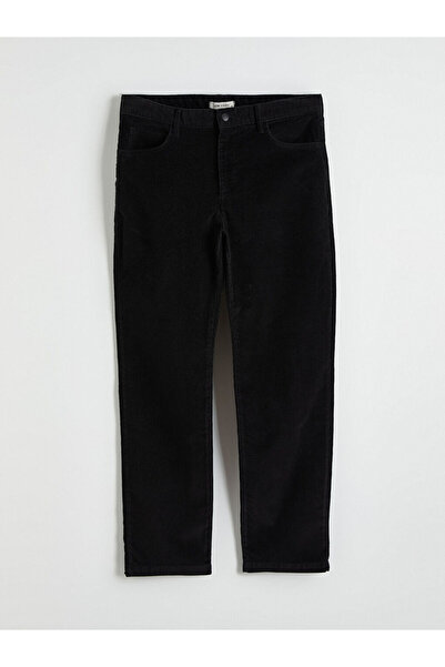 LC Waikiki Lcw Visionblack Standard Fit Velvet Men's Trousers