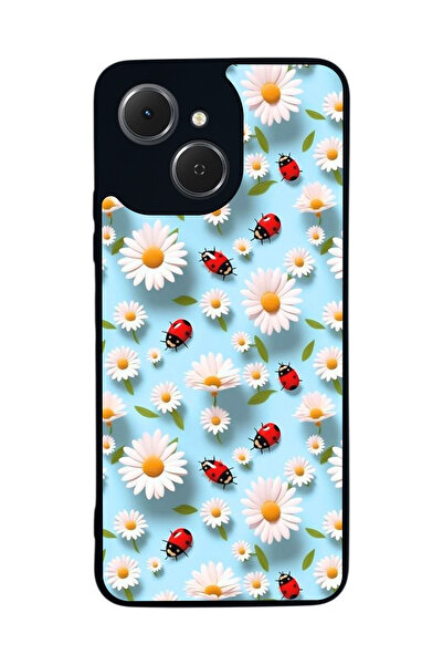 TECNO متوافق مع Spark 40C مطبوع، أسود غير لامع، سيليكون ناعم، واقي، غطاء ممتص...