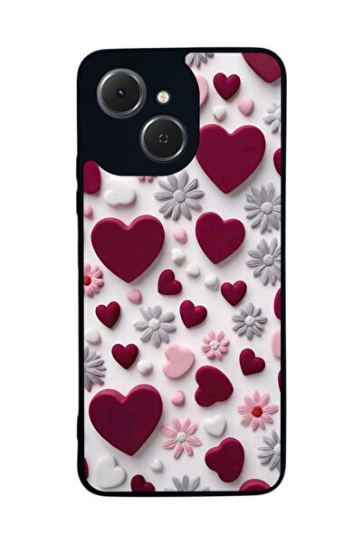 TECNO متوافق مع Spark 40C مطبوع، أسود غير لامع، سيليكون ناعم، واقي، غطاء ممتص للصدمات، حافظة