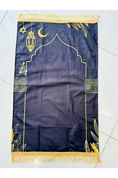 Generic سجادة صلاة إسلامية ناعمة للسفر - صغيرة الحجم، متينة، وذات تصميم جميل