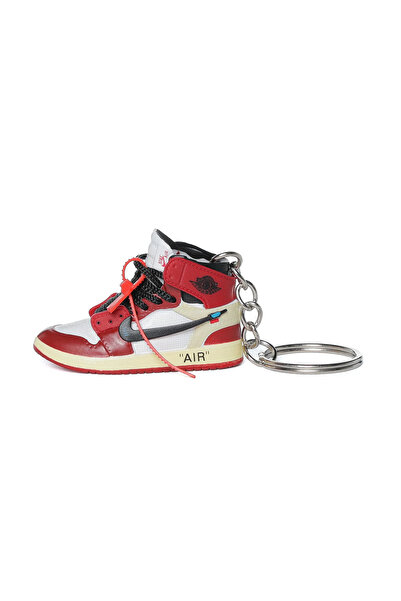 JORDAN 1 High Chicago x OW Keychain