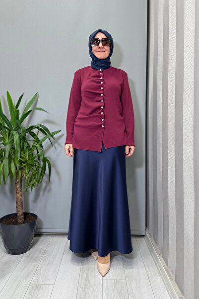 Ghisa Blouse Burgundy 26Kobhrk3294