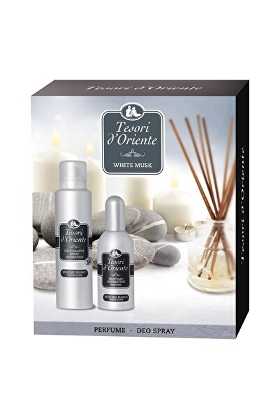 Tesori d'Oriente Set 2 x Mosc Alb Apa Toaleta 100 ml + Deo Spray 150 ml