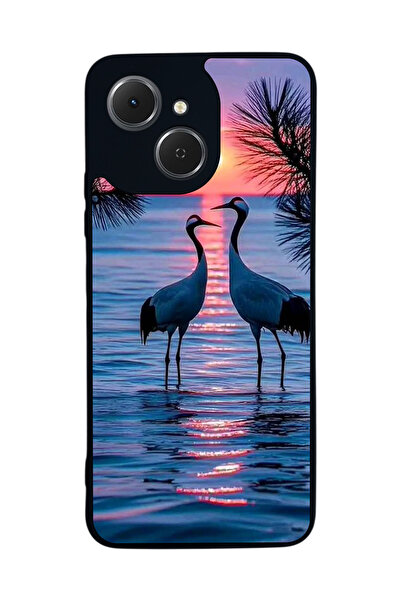 TECNO متوافق مع Spark 40C مطبوع، أسود غير لامع، سيليكون ناعم، واقي، غطاء ممتص للصدمات، حافظة