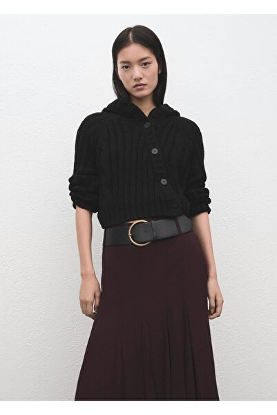 MANGO Woman Düğmeli kruvaze ceket