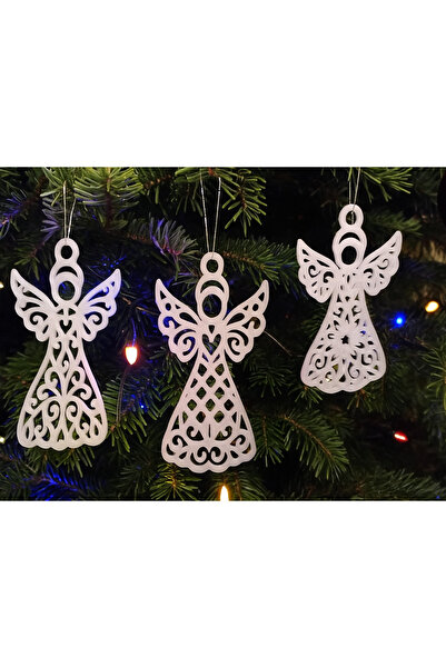 SZD Design Геометрична крилата новорічна прикраса «Ангел»