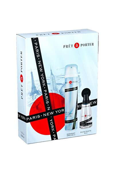 Pretaporter Caseta Cadou Femei Pret a Porter, Apa de Toaleta 50 ml, Deodorant Spray 200 ml