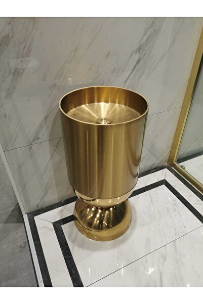 DEWİST PASLANMAZ ÇELİK MONOBLOK GLOD LAVABO