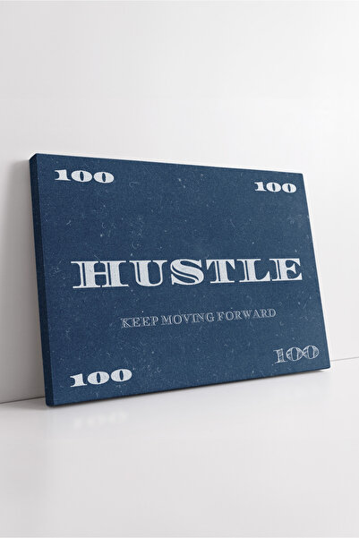 KOSS Dijital Pictură pe pânză cu textul Hustle Keep Moving Forward, inspirați...