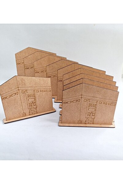 Saatistan 10'lu Ahşap Kabe Maket Boyama Seti, Dini Aktivite ve Ramazan Etkinliği