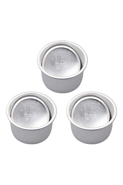Generic 3-Piece/Set Cake Baking Pan Silver
