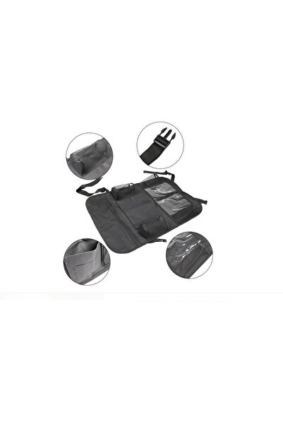 OEM Child car seat organizer cover, 40x60cm, black, 8 storage compartments