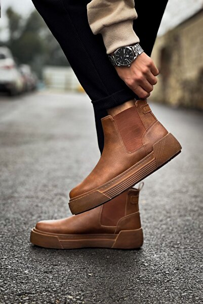 Lucy Shoes YG069 Harmany Ανδρικά αθλητικά καθημερινά δερμάτινα μποτάκια υψηλή...