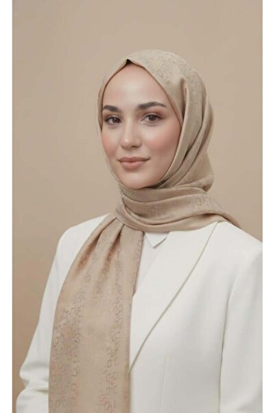 Armine Trend Ruby Şal 4 IST 106 Pudra Geometrik Desen