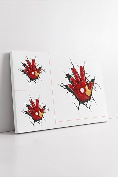 KOSS Dijital Железният човек с ефект на счупена стена Отмъстителите Тони Стар...