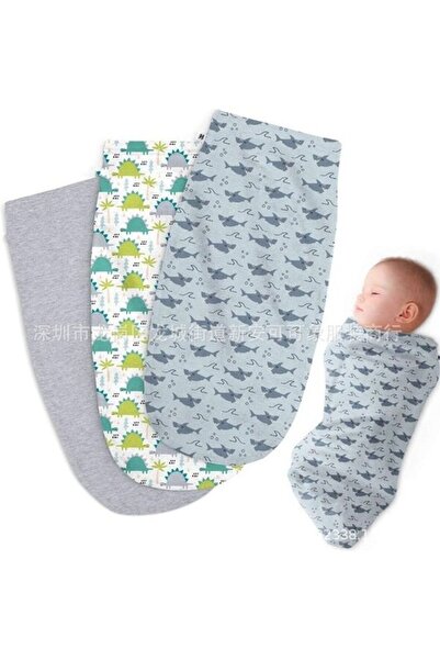 Generic Newborn Baby Cocoon Anti Startle Cotton Wrap Sleeping Bag