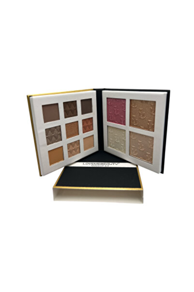 Beauty علبة ظلال عيون مزدوجة الجوانب (هايلايتر + ظلال عيون)