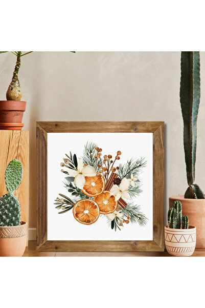 Tuba Decor Tablou pătrat cu rama din lemn