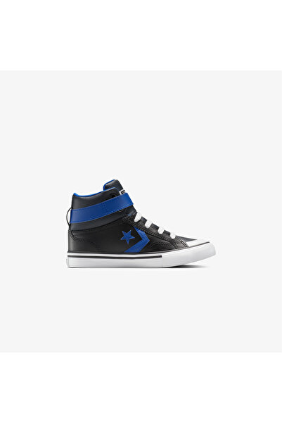 Converse Pro Blaze Strap Leather Easy On Çocuk Siyah Sneaker