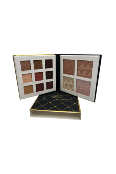 Beauty علبة ظلال عيون مزدوجة الجوانب (هايلايتر + ظلال عيون)