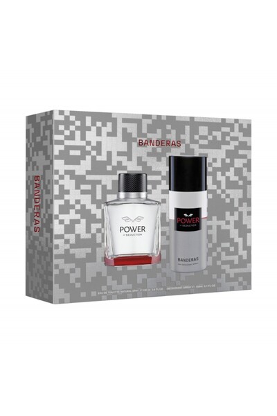 Antonio Banderas Power of Seduction Gift Set, Men, Eau de Toilette 100 ml and Deodorant 150 ml