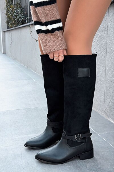 I Love Shoes Clains Matte Leather Black Women's Boots