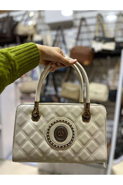 Levidor Premium Cream Women's Hand & Shoulder Bag 930606