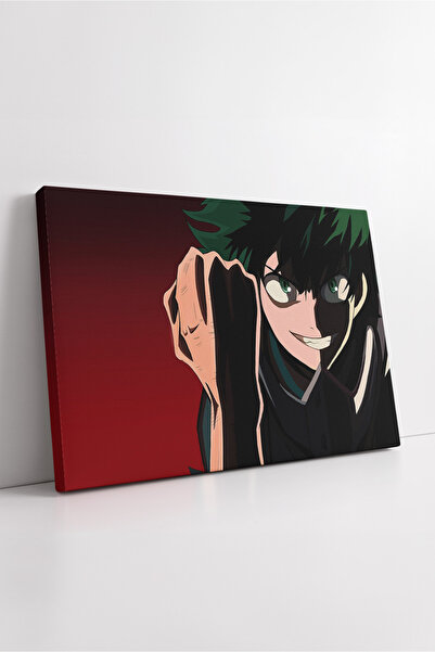 KOSS Dijital Εκτύπωση σε καμβά με θέμα το anime Boku No Hero Izuku Midoriya D...