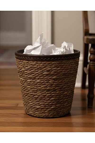 SPR سلة مهملات خوص Natural Wicker Waste Basket