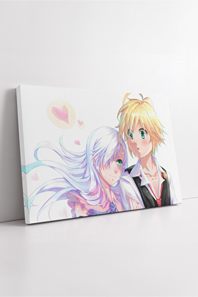 KOSS Dijital Tablou de pânză cu tematică de dragoste anime Meliodas și Elizab...