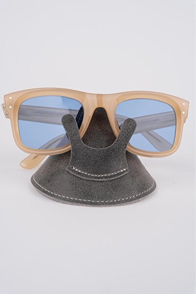 Prensesbenim Leather Glasses Stand /Glasses Holder Bedside Table /Decorative ...