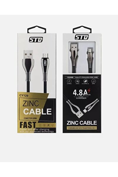 OEM Cablu incarcare USB TYPE C 4.8A, Negru, Zinc