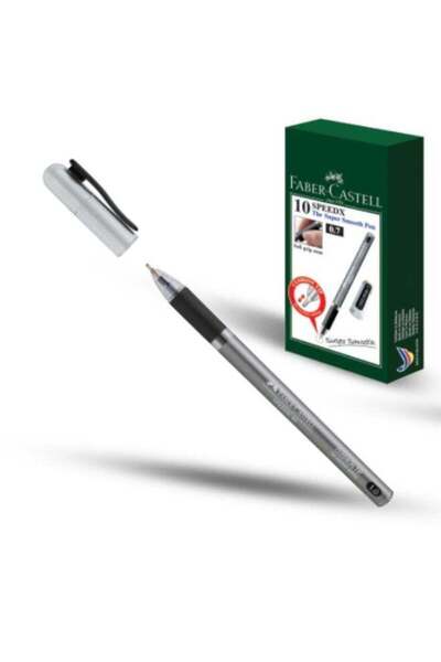 Generic Faber-Castell Speedx Ballpoint Pen 1.0 mm - Black - Pack of 10