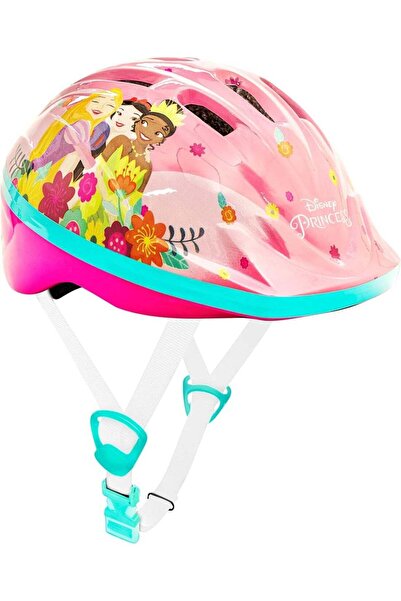 SPARTAN خوذة ديزني برينسيس للأطفال SP-9108 | خوذة أمان رياضية متعددة الاستخدامات باللون الوردي (مقاس M، 50-52 سم)