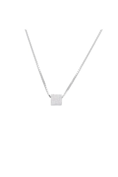 OEM CUBE Pendant, 925 Sterling Silver, 40 cm, 1.6 g