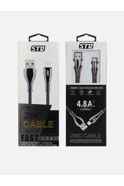 OEM Cablu incarcare USB TYPE C 4.8A, Negru, Zinc