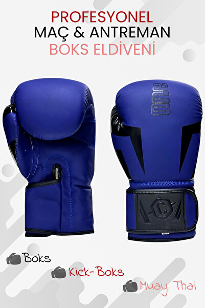 Hsport Yüksek Kalite Profesyonel Deri Boks Eldiveni Kick Boks Muay Thai 12 OZ Boxing Maç ve İdman Eldiveni