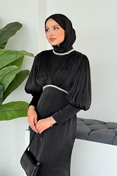 Sezi Moda Giyim Milan Bel Yaka Taşlı Abiye