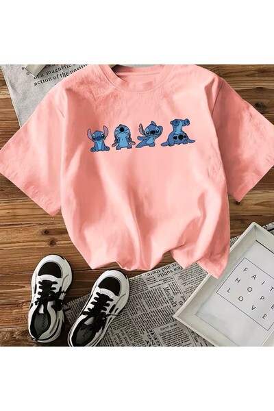 oneagılyazı Stitch Printed T-Shirt