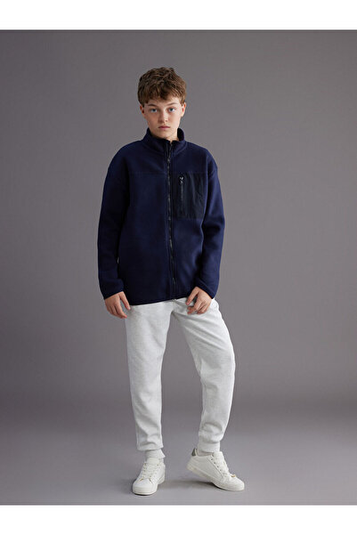 LC Waikiki Dik Yaka Polar Erkek Çocuk Hırka