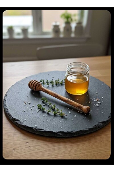 WoodBay Olive Wood Wooden Honey Spoon – 16 cm |   Natural & Healthy Presentation