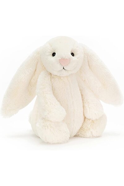 Jellycat Bashful Cream Bunny Stuffed Animal, Medium 12 inches