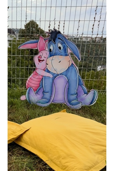 Nice events Winnie The Pooh eeyore ve Piglet 75 cm ayaklı pano
