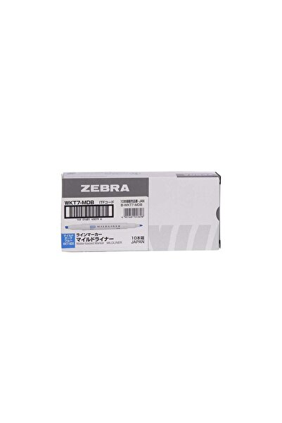 Zebra Mildliner Dark Blue Double-Ended Marker