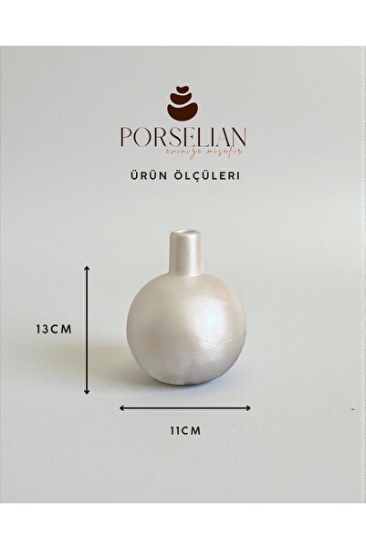 Porselian Moderna minimalistička obična Teksturirano betonska vaza 13x11 cm