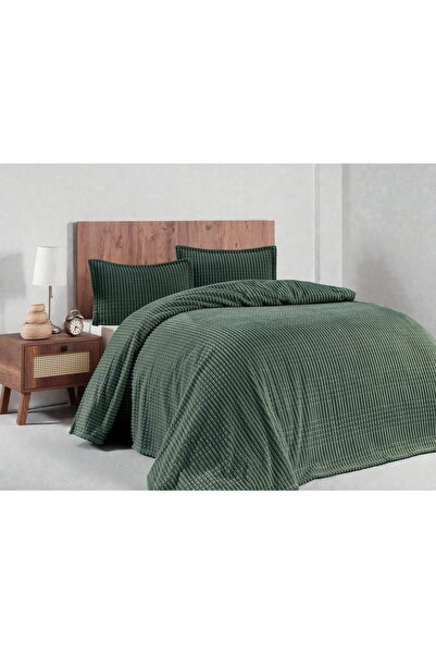 Nest Touch Stripe Line Yatak Örtüsü Takımı Çift Kişilik 3 Parça