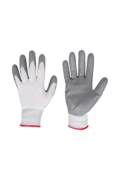 OEM Set of 35 protective gloves, rubberized, cotton, gardening, renovations, construction, cleaning, size 10