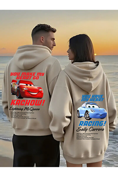 macklin Combinație de cuplu îndrăgostiți McQueen Kachow și Sally cu imprimeu ...